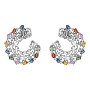 1st image of Rachel Koen 045029 Earring with Diamonds & Gemstones, New condition
