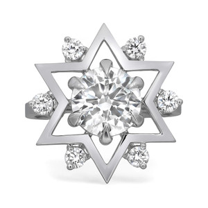 1st image of Rachel Koen 045646 Engagement Ring with Diamonds, New condition