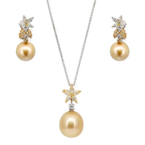 1st image of Assael 046571 Jewelry Set with Diamonds & Gemstones, PreOwned condition