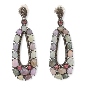 1st image of Bavna 046638 Earring with Diamonds & Gemstones, PreOwned condition