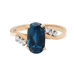 1st image of Rachel Koen 01628 Ring with Diamonds & Gemstones, PreOwned condition