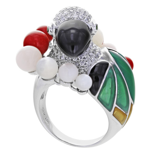 1st image of Rachel Koen 031381 Ring with Diamonds & Gemstones
