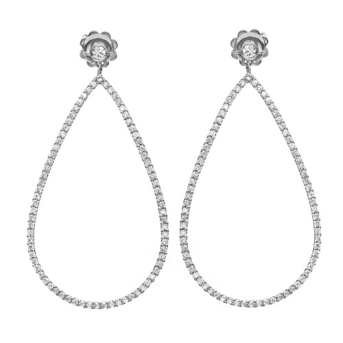 1st image of Rachel Koen 04199 Earring with Diamonds, Unworn condition