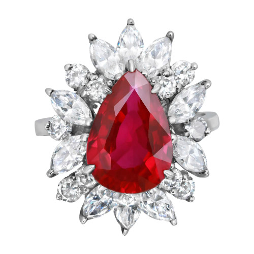 1st image of Rachel Koen 044310 Ring with Gemstones, PreOwned condition
