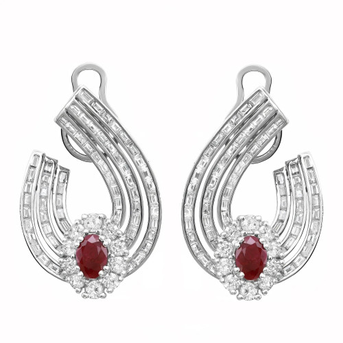 1st image of Rachel Koen 044431 Earring with Diamonds & Gemstones, New condition