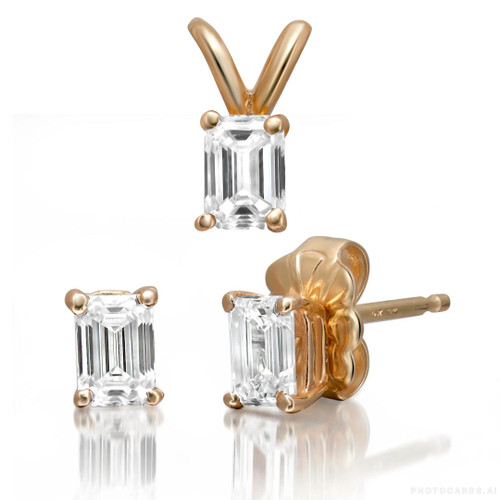 1st image of Rachel Koen 044410 Jewelry Set with Diamonds, New condition