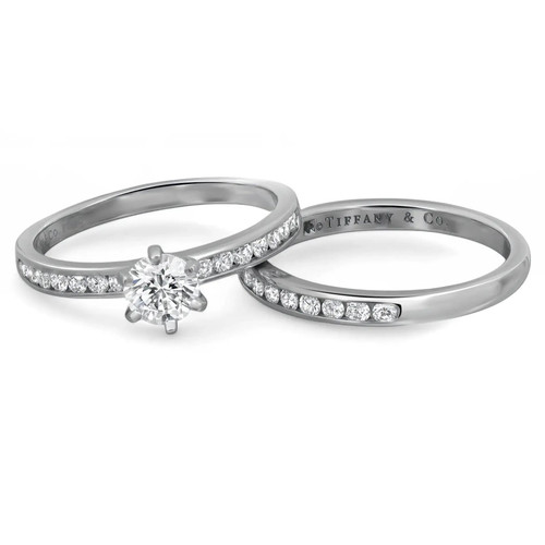 1st image of Tiffany & Co. 044709 Engagement Ring with Diamonds, PreOwned condition