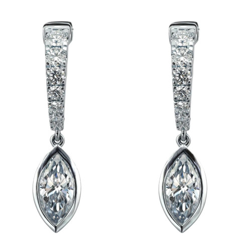 1st image of Rachel Koen 046208 Earring with Diamonds, New condition