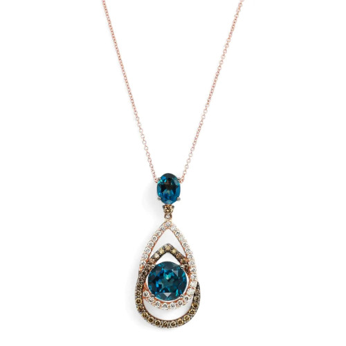 1st image of Le Vian 046572 Necklace with Diamonds & Gemstones, PreOwned condition