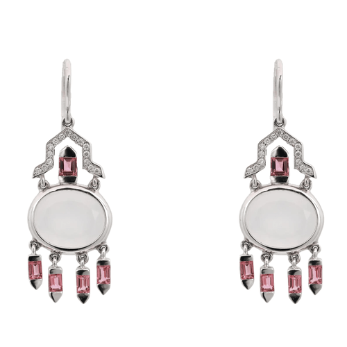 1st image of Rachel Koen 046612 Earring with Diamonds & Gemstones, PreOwned condition