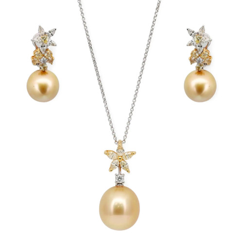 1st image of Assael 046571 Jewelry Set with Diamonds & Gemstones, PreOwned condition