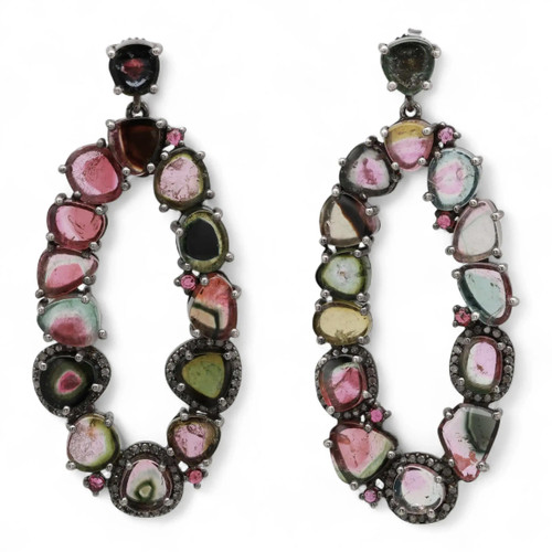 1st image of Bavna 046628 Earring with Diamonds & Gemstones, PreOwned condition
