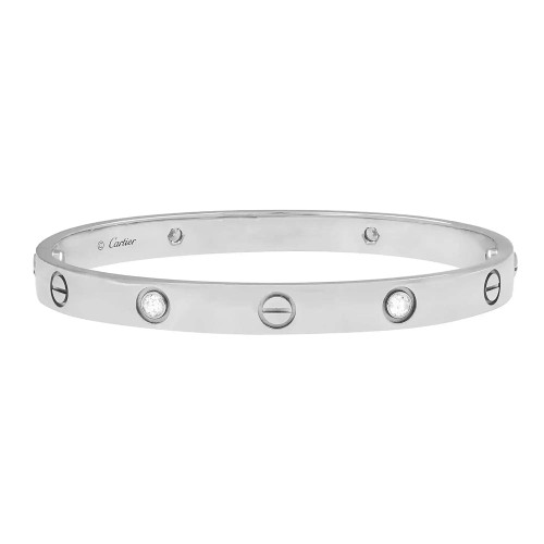 1st image of Cartier B6070117 Bracelet with Diamonds, PreOwned condition