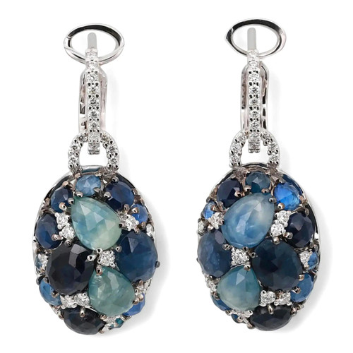 1st image of Giovanni Ferraris OR1666B-ZBI Earring with Diamonds & Gemstones, Unworn condition