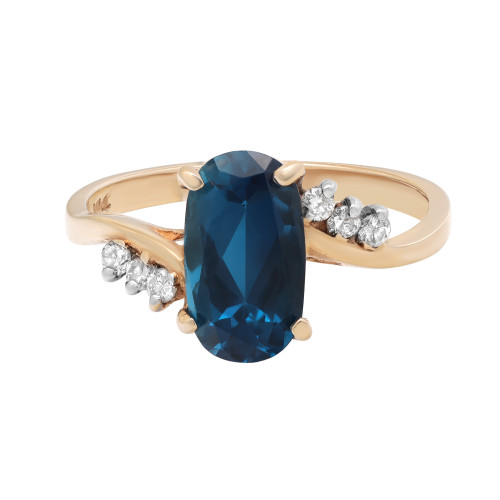 1st image of Rachel Koen 01628 Ring with Diamonds & Gemstones, PreOwned condition