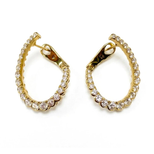 1st image of Hearts On Fire 047104 Earring with Diamonds, Unworn condition