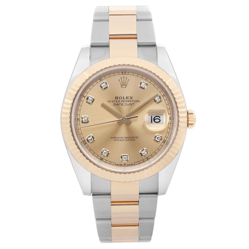 Front Full View Of Rolex 126333 Stainless Steel Watch Unworn Condition Excellent