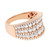 3rd image of Rachel Koen 00581 Ring with Diamonds