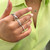 Model Wearing Ring