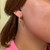 5th image of Rachel Koen 00879 Earring with Diamonds, Unworn condition