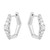 2nd image of Rachel Koen 00893 Earring with Diamonds