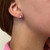 4th image of Rachel Koen 00888 Earring with Diamonds