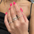 Model Wearing Ring