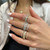 Model Wearing Ring