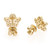3rd image of Rachel Koen 01441 Earring with Diamonds, New condition