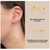 8th image of Rachel Koen 01530 Earring without stones, Unworn condition