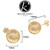 6th image of Rachel Koen 01540 Earring without stones, Unworn condition