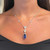 6th image of Rachel Koen 01832 Necklace with Diamonds & Gemstones, Unworn condition