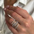 Model Wearing Ring