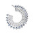 3rd image of Rachel Koen 02092 Earring with Diamonds & Gemstones, Unworn condition