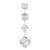 3rd image of Rachel Koen 02110 Earring with Diamonds, New condition