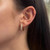 4th image of Rachel Koen 02102 Earring with Diamonds, New condition