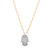 2nd image of Rachel Koen 02124 Necklace with Diamonds, Unworn condition