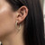 5th image of R Rachel Koen 02383 Earring with Diamonds