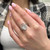 Model Wearing Ring