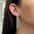 5th image of Rachel Koen 03234 Earring with Diamonds