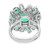 4th image of Rachel Koen 000093 Ring with Diamonds & Gemstones