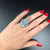 7th image of Rachel Koen 028024 Ring with Diamonds & Gemstones