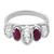 2nd image of Rachel Koen 029144 Ring with Diamonds & Gemstones