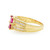 4th image of Rachel Koen 031597 Ring with Diamonds & Gemstones