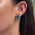 3rd image of Rachel Koen 01671 Earring with Diamonds & Gemstones