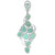 4th image of Rachel Koen  000436 Earring with Diamonds & Gemstones
