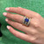 5th image of Rachel Koen 01634 Ring with Diamonds & Gemstones