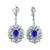 2nd image of Rachel Koen 020385 Earring with Diamonds & Gemstones