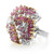2nd image of Rachel Koen 000410 Ring with Diamonds & Gemstones