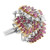 3rd image of Rachel Koen 000410 Ring with Diamonds & Gemstones